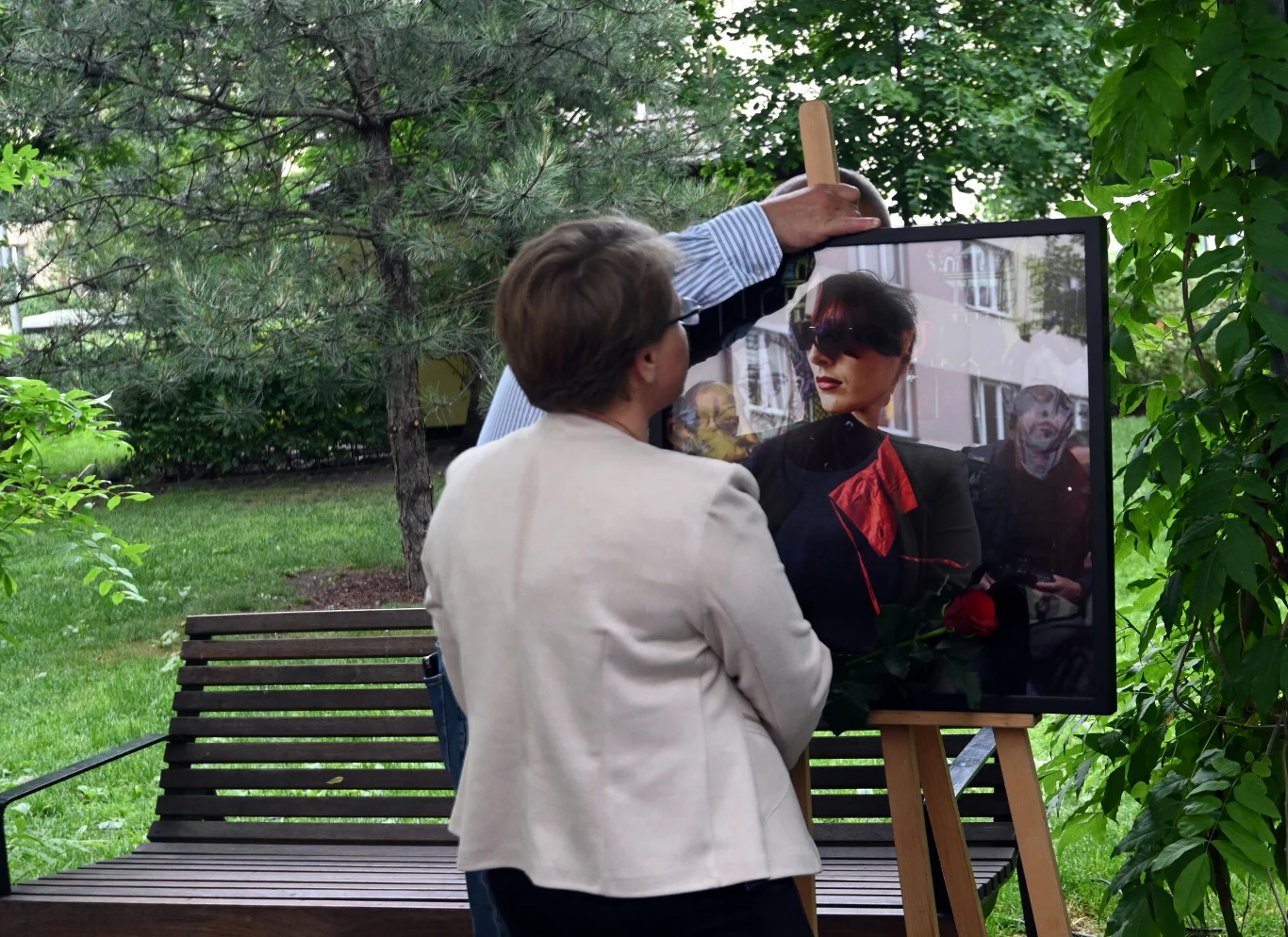 Odsłonięcie skweru im. Kory w Krakowie