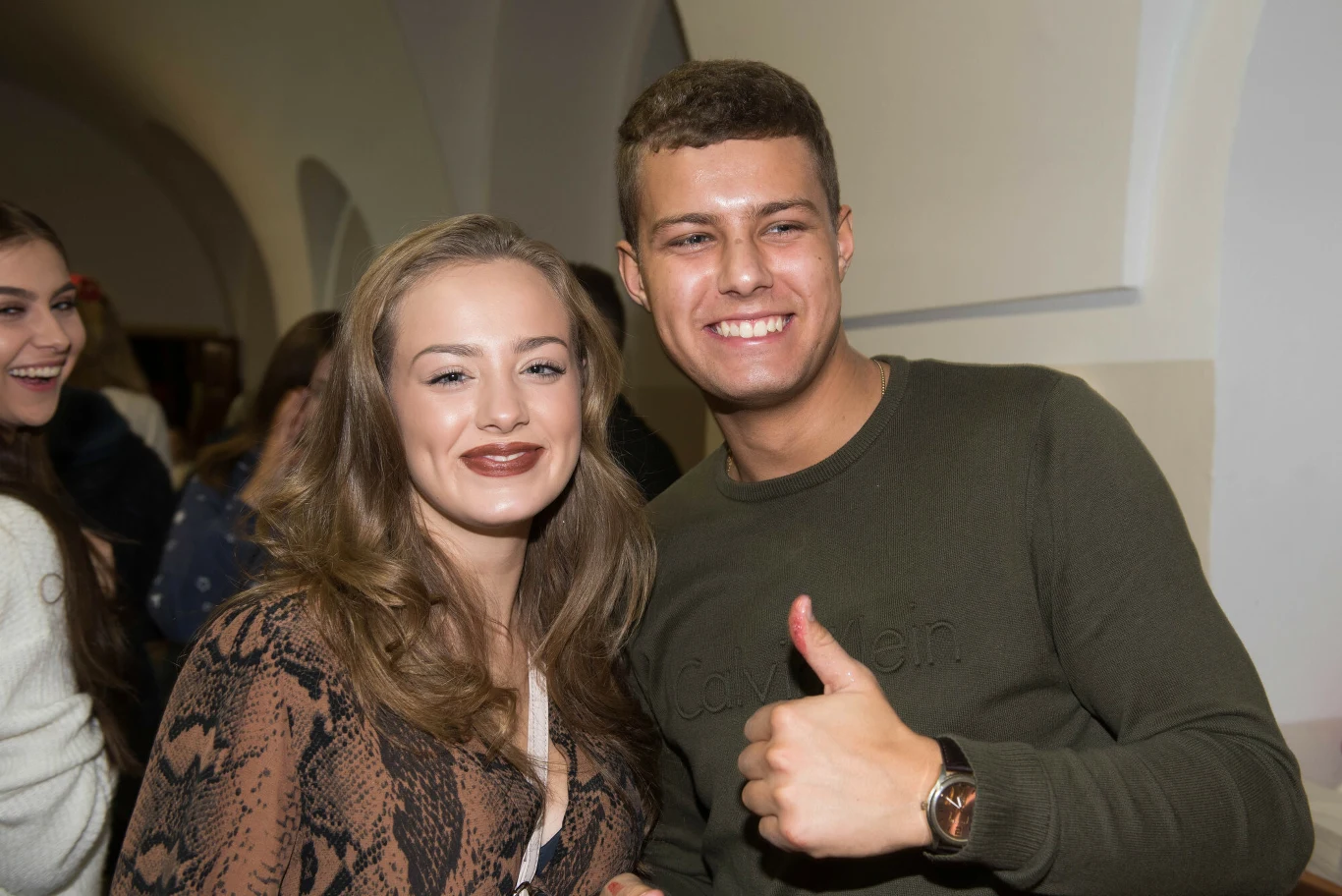 Wiktoria Gąsiewska z bratem Mateusz Gąsiewskim 