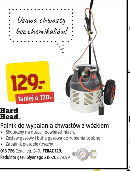 Palnik do chwastów Hard Head