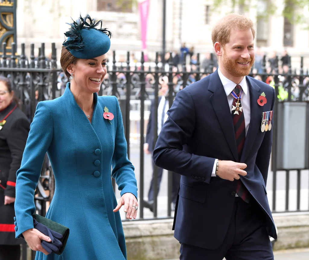 Księżna Kate i książę Harry Księżna Kate i książę Harry
