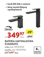 Bateria łazienkowa Laveo