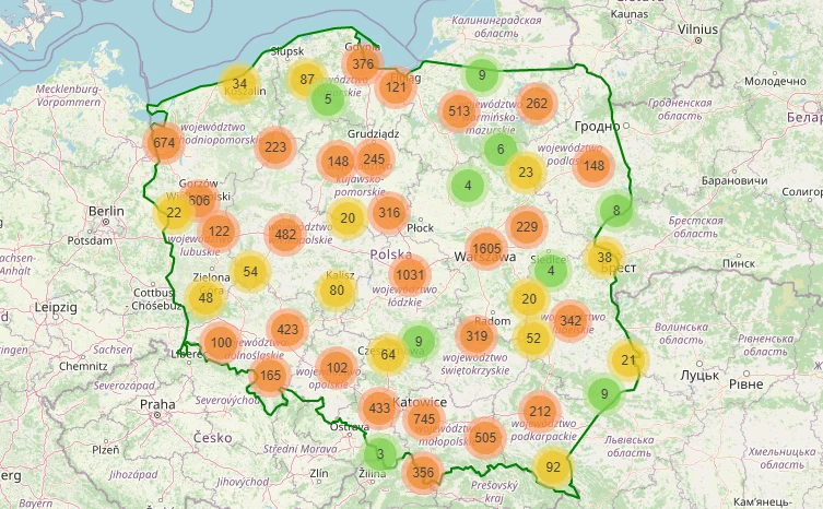Ile gatunków kleszczy jest w Polsce? Aktualna mapa kleszczy w naszym kraju