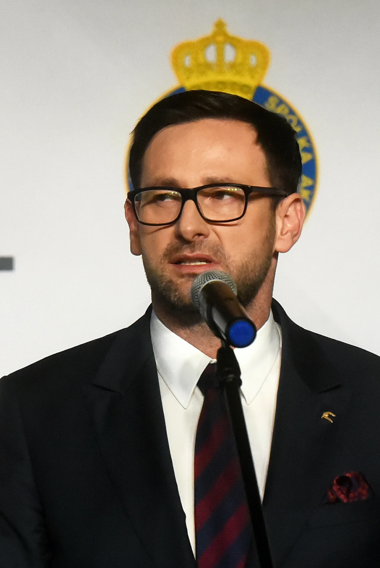 Daniel Obajtek podczas prezentacji sponsora klubu Wisły Kraków przez ORLEN OIL