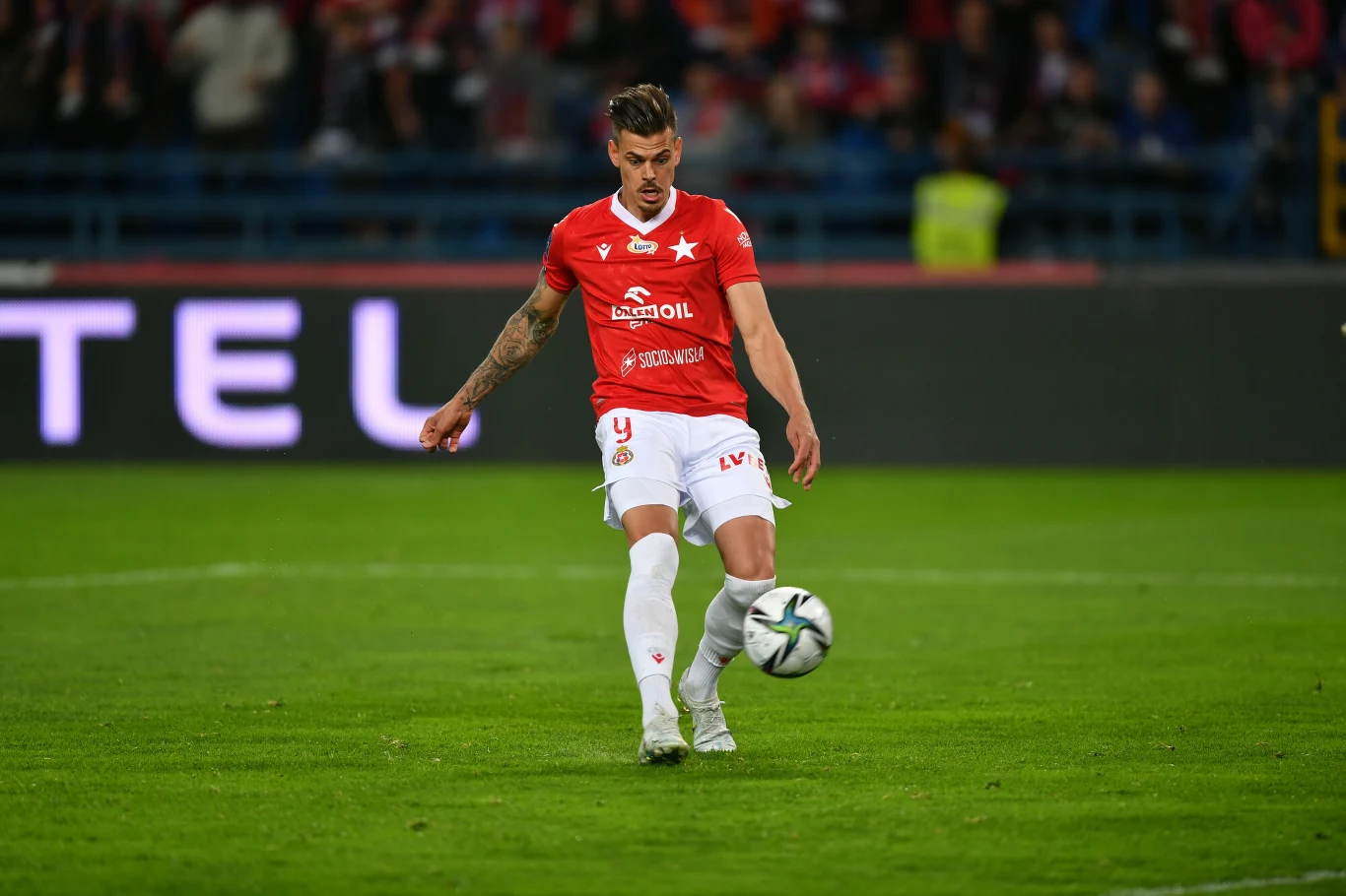 Jan Kliment w barwach Wisły nie radził sobie dobrze