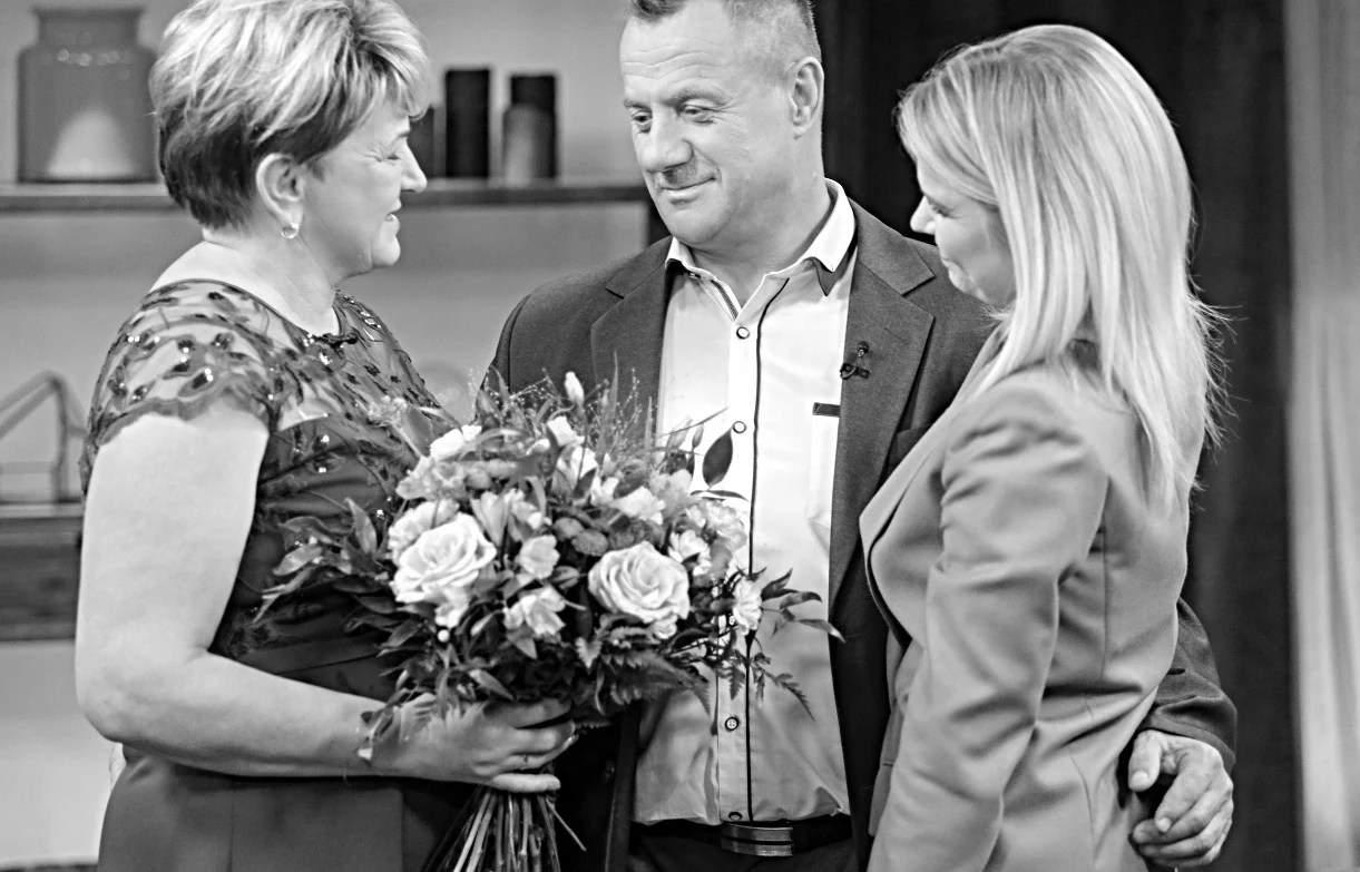 Krzysztof Pachucki z Bogusią i Martą Manowską Krzysztof Pachucki z Bogusią i Martą Manowską