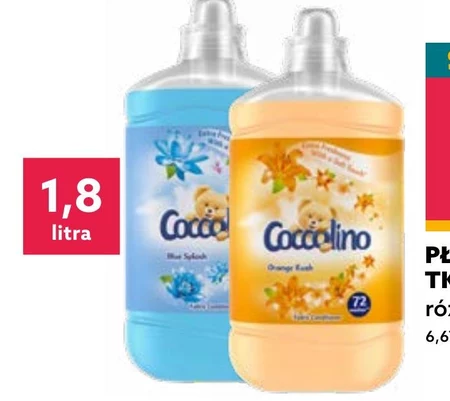 Coccolino Orange Rush Płyn do płukania tkanin koncentrat 1800 ml (72 prania)