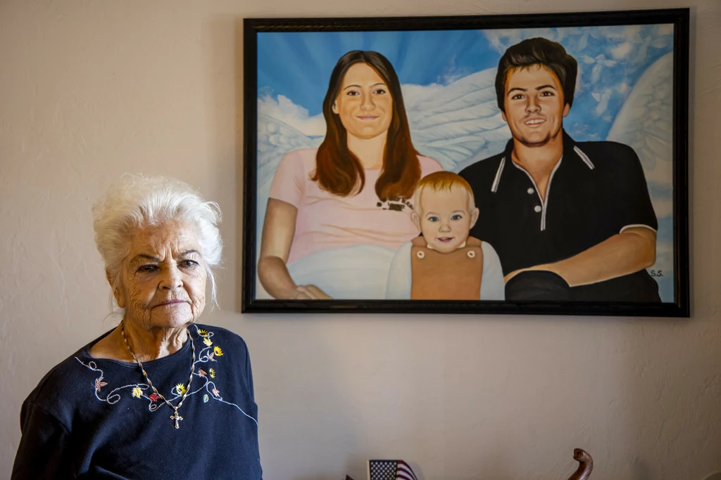 Portret zamordowanej pary i jej zaginionego dziecka. Kobieta ze zdjęcia to matka zamordowanego mężczyzny Portret zamordowanej pary i jej zaginionego dziecka. Kobieta ze zdjęcia to matka zamordowanego mężczyzny