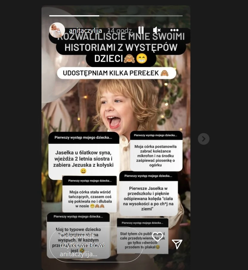 Anita pokazała historię fanek: https://www.instagram.com/anitaczylija/ Anita pokazała historię fanek: https://www.instagram.com/anitaczylija/