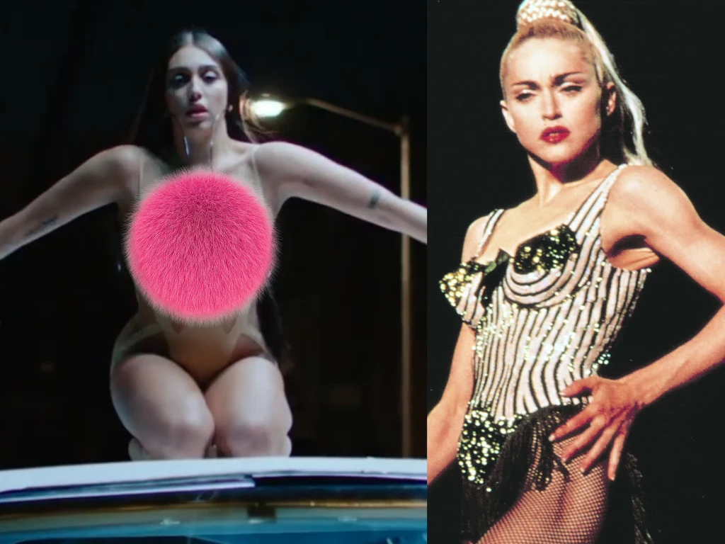 Lourdes Leon odsłania wdzięki na Instagramie @lourdesleon/ w stylizacji nawiązującej do stanika Madonny