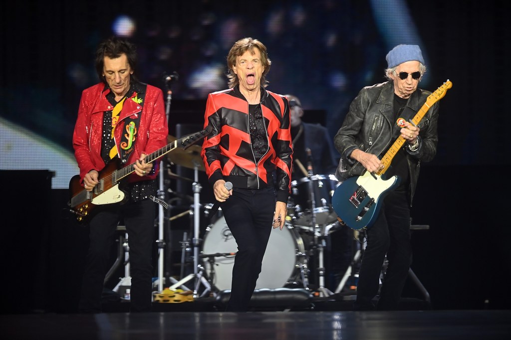 The Rolling Stones podczas koncertu w Liverpoolu