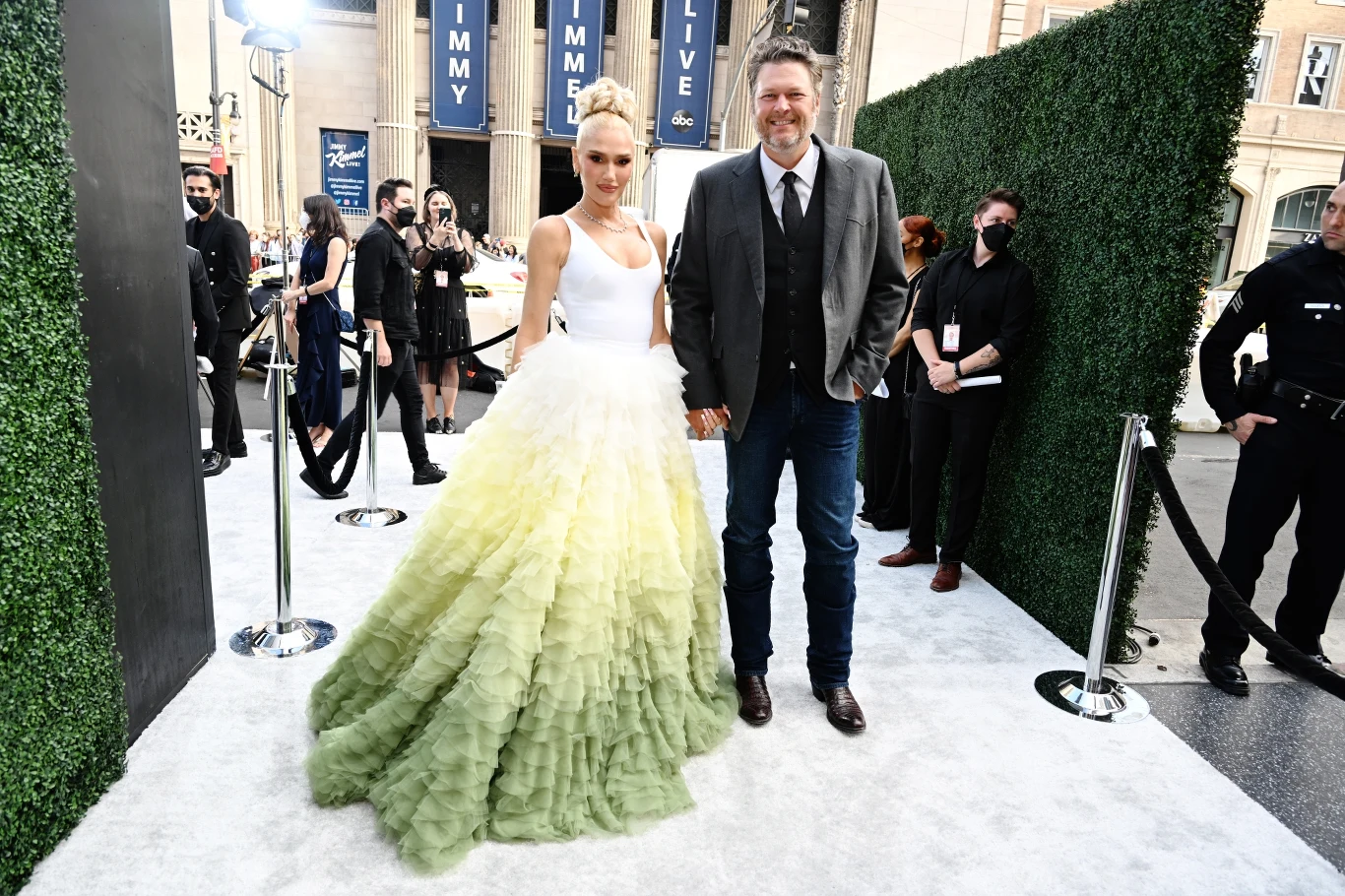 Małżonkowie ochoczo pozowali do zdjęć