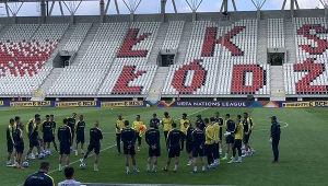 Ukraina już trenuje w Łodzi. "Czujemy, że jesteście naszymi przyjaciółmi"