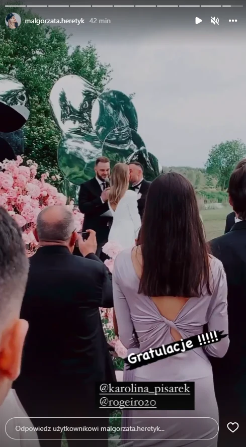 Ślub Karoliny Pisarek Ślub Karoliny Pisarek