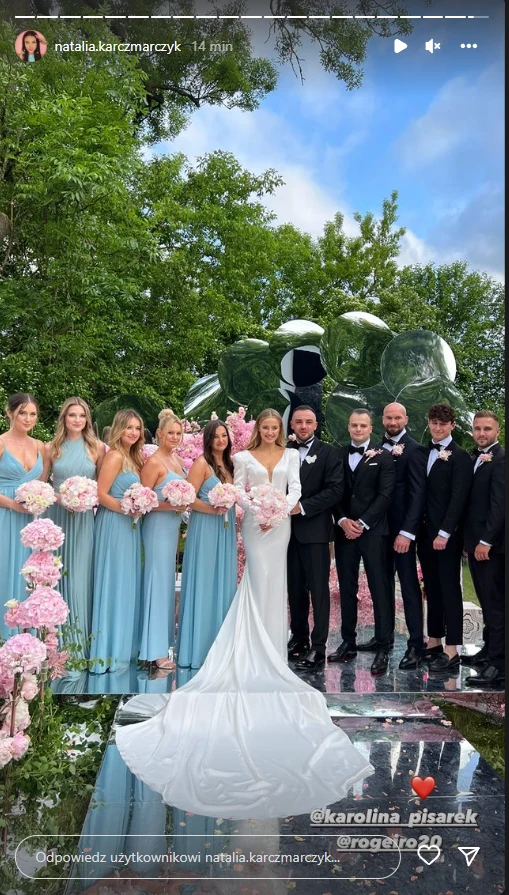 Ślub Karoliny Pisarek