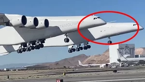 Gigantyczny samolot pojawił się na niebie. Oto Stratolaunch