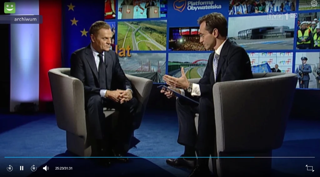 Nie zabrakło oczywiście wspólnych występów z Donaldem Tuskiem Nie zabrakło oczywiście wspólnych występów z Donaldem Tuskiem