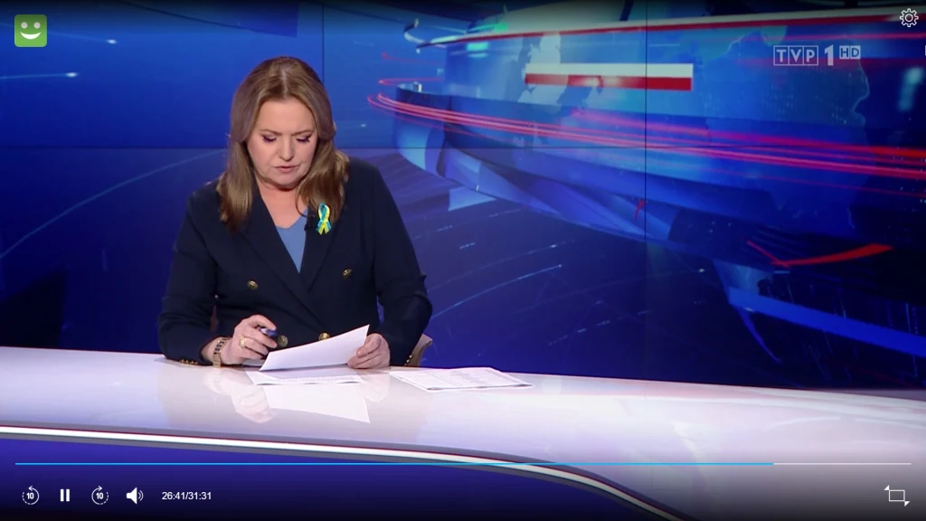 Danuta Holecka odczytała "fragment" oświadczenia Kraśki Danuta Holecka odczytała "fragment" oświadczenia Kraśki