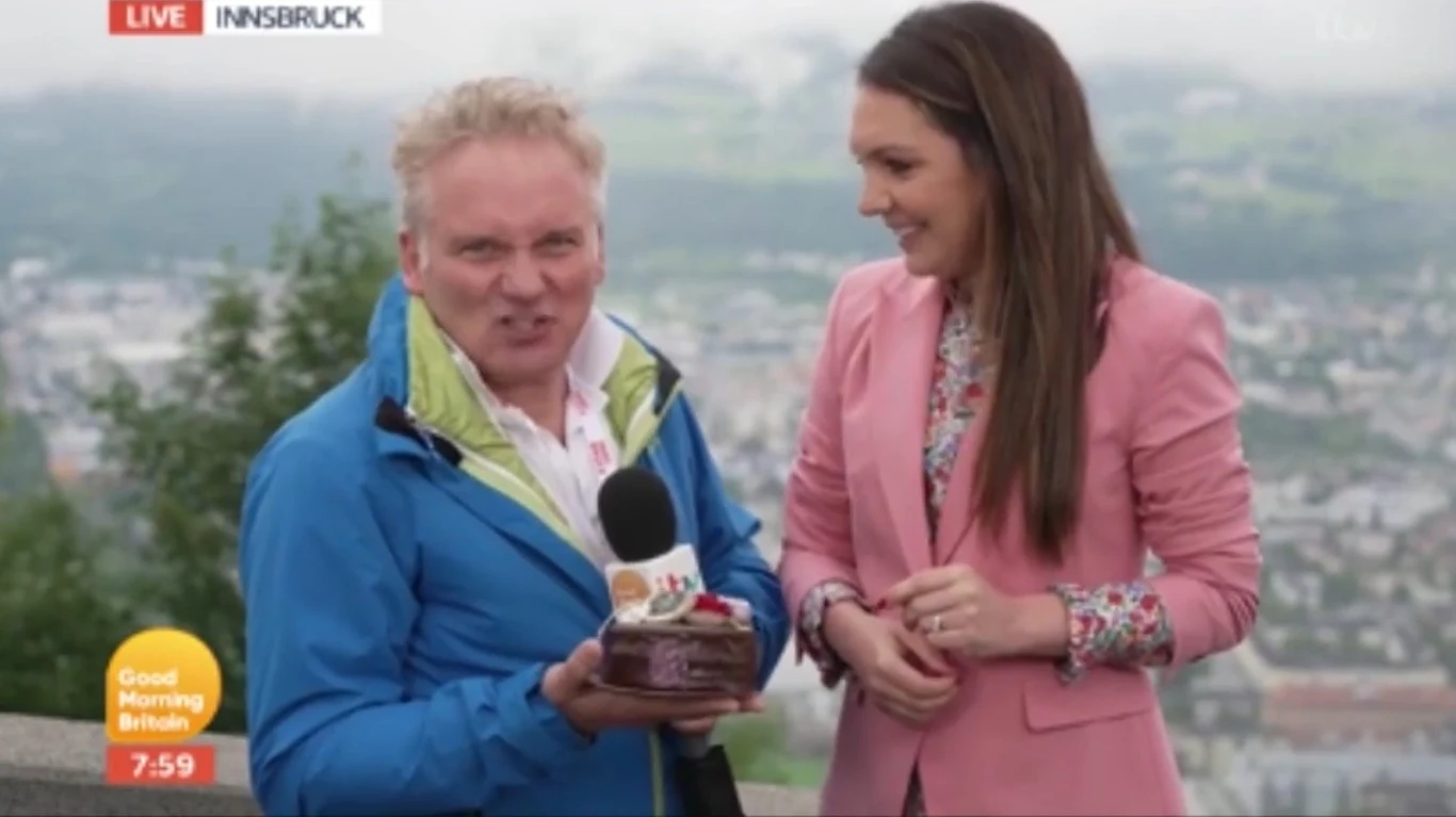 Jarosław Kret przerwał program brytyjskiej pogodynce Jarosław Kret przerwał program brytyjskiej pogodynce