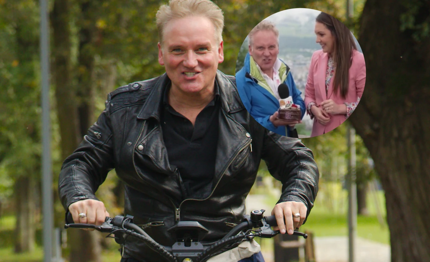 Jarosław Kret przerwał brytyjskiej pogodynce Jarosław Kret przerwał brytyjskiej pogodynce