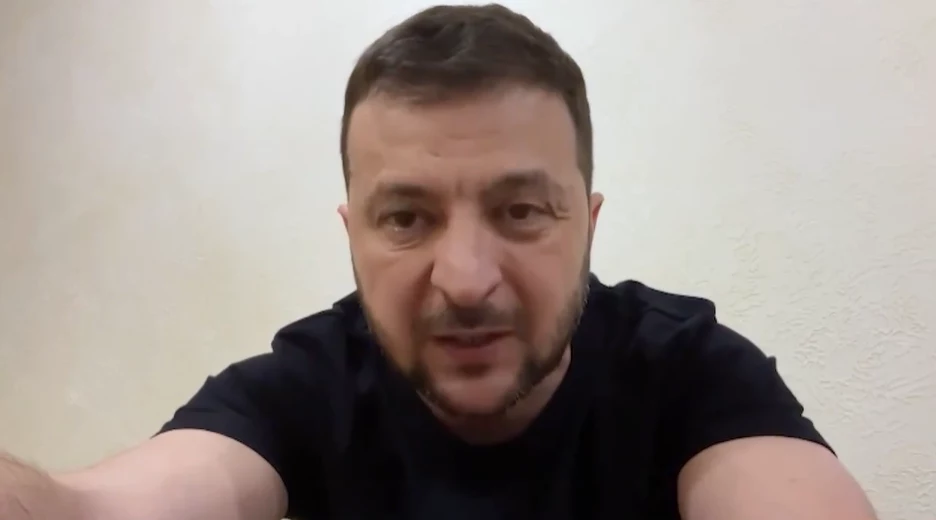 Prezydent Ukrainy Wołodymyr Zełenski Prezydent Ukrainy Wołodymyr Zełenski