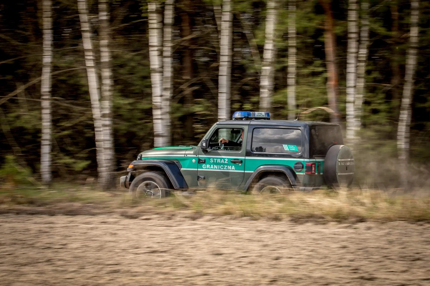 Samochód Straży Granicznej, zdjęcie ilustracyjne Samochód Straży Granicznej, zdjęcie ilustracyjne