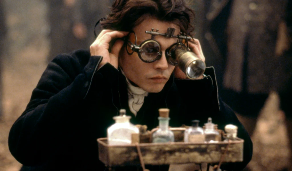 Johnny Depp w filmie "Jeździec bez głowy" (1999)