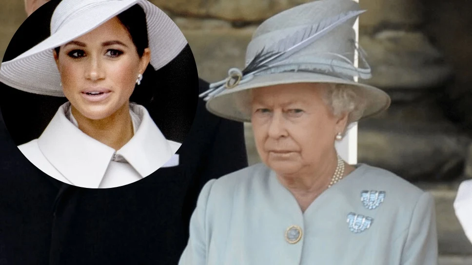 Królowa Elżbieta II i Meghan Markle