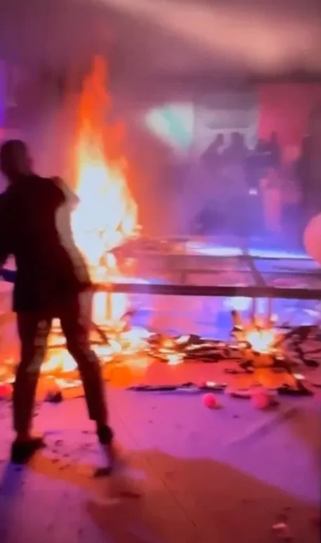 Pożar na weselu Karoliny Pisarek Pożar na weselu Karoliny Pisarek