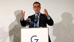 Niemiecki minister rolnictwa Cem Ozdemir podczas spotkania ministrów rolnictwa państw G7 z 14 maja 2022