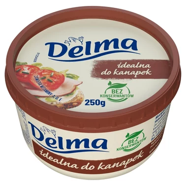 Delma Margaryna półtłusta o smaku masła 3 kg (12 x 250 g) - 0