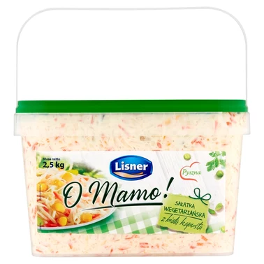 Lisner O Mamo! Sałatka wegetariańska z białą kapustą 2500 g - 0