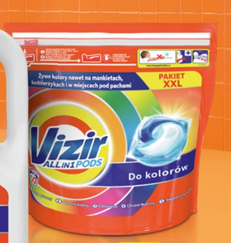 Vizir ALL in 1 Color Kapsułki do prania, 50 prań