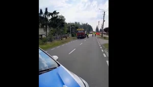 Miejsce wypadku, w którym zginęła czterolatka