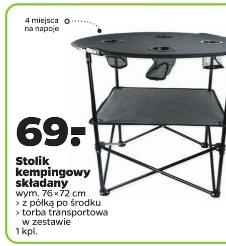 Stolik kempingowy Netto