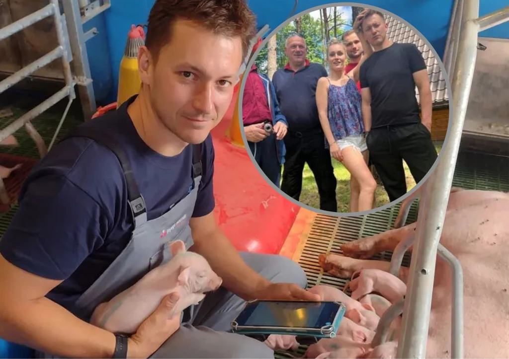 Maciej Kazek na zdjęciu z Kamilą Boś