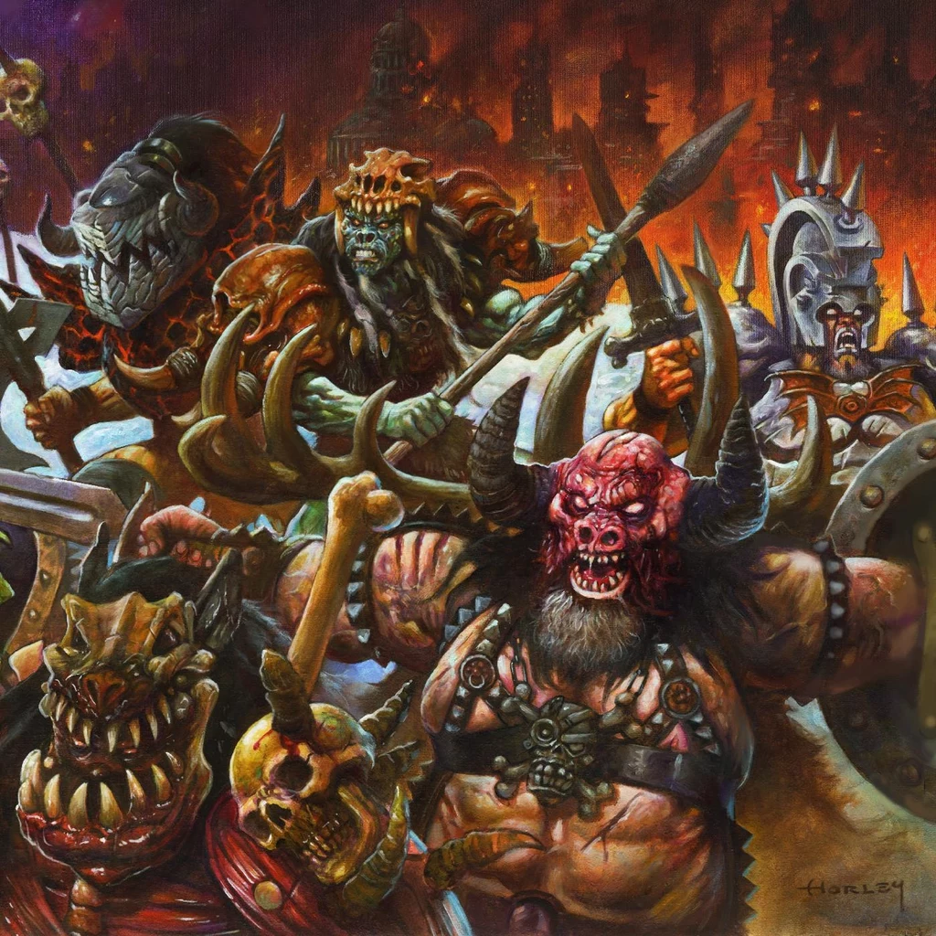 Okładka płyty "The New Dark Ages" grupy GWAR