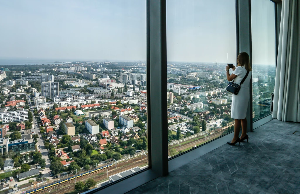 Na Gdańsk z wielu lokalizacji rozpościera się piękny widok 