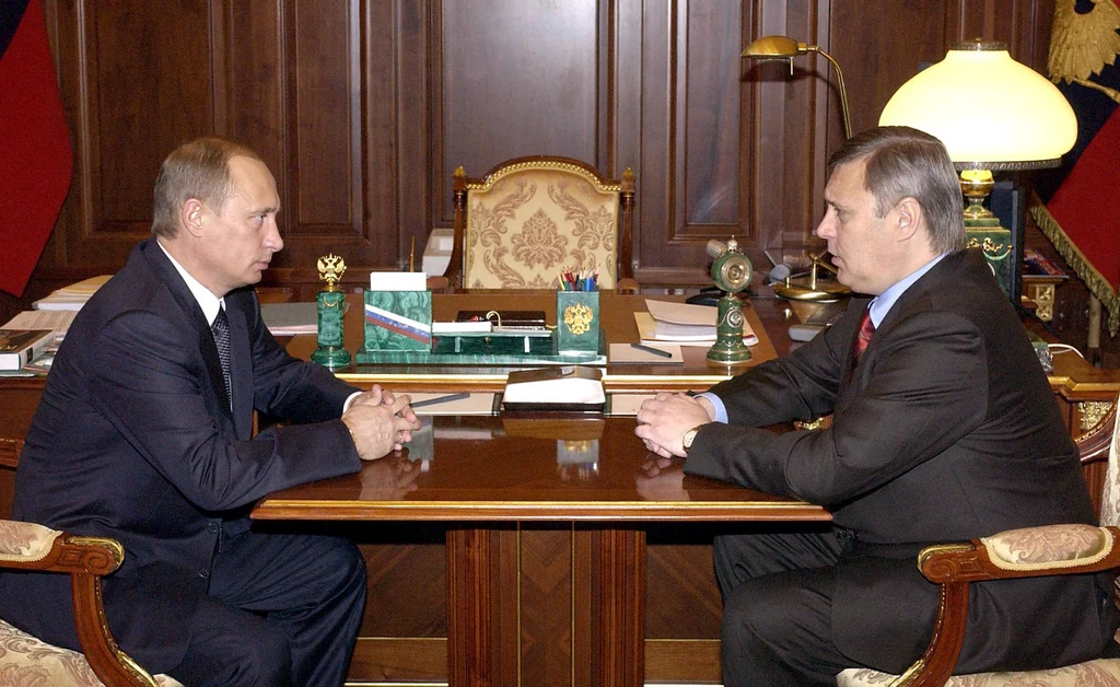 Władimir Putin i Michaił Kasjanow w 2004 roku