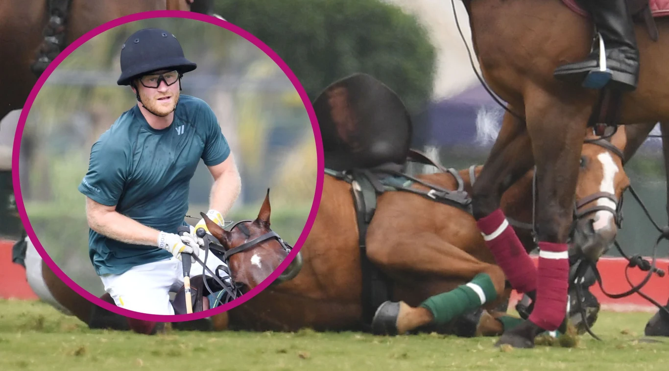 Książę Harry spadł z konia Książę Harry spadł z konia