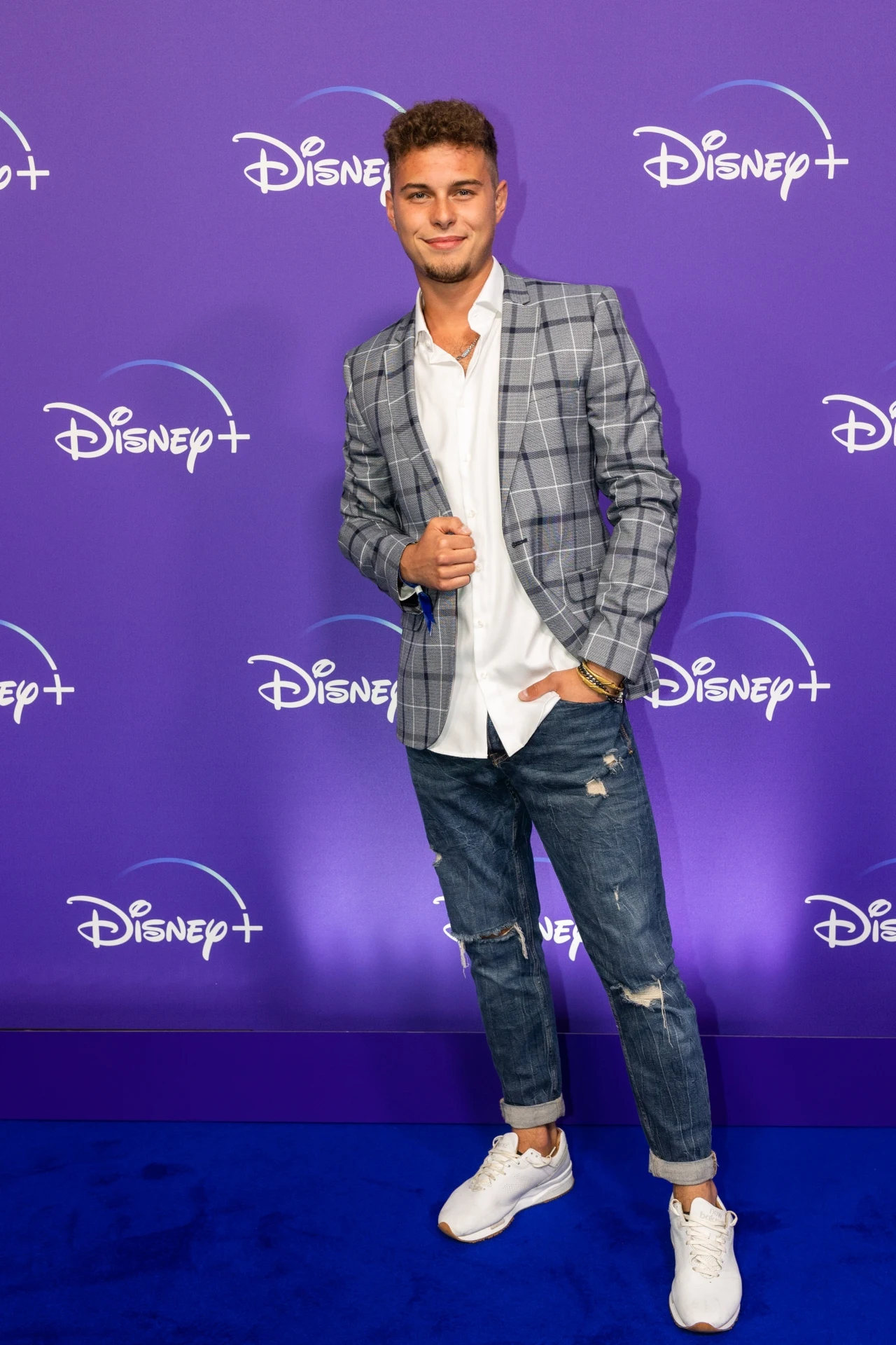 Adam Zdrójkowski na imprezie otwierającej start Disney+ w Polsce
