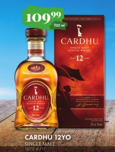 Cardhu 12 YO Single Malt Whisky 700 ml