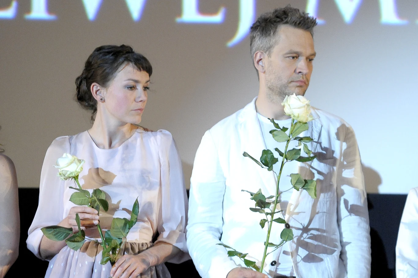 Mcihał Żebrowski i Olga Bołądź na premierze filmu "Nad życie" Mcihał Żebrowski i Olga Bołądź na premierze filmu "Nad życie"