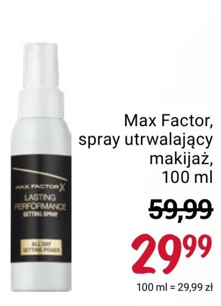 Spray do utrwalania makijażu Max Factor