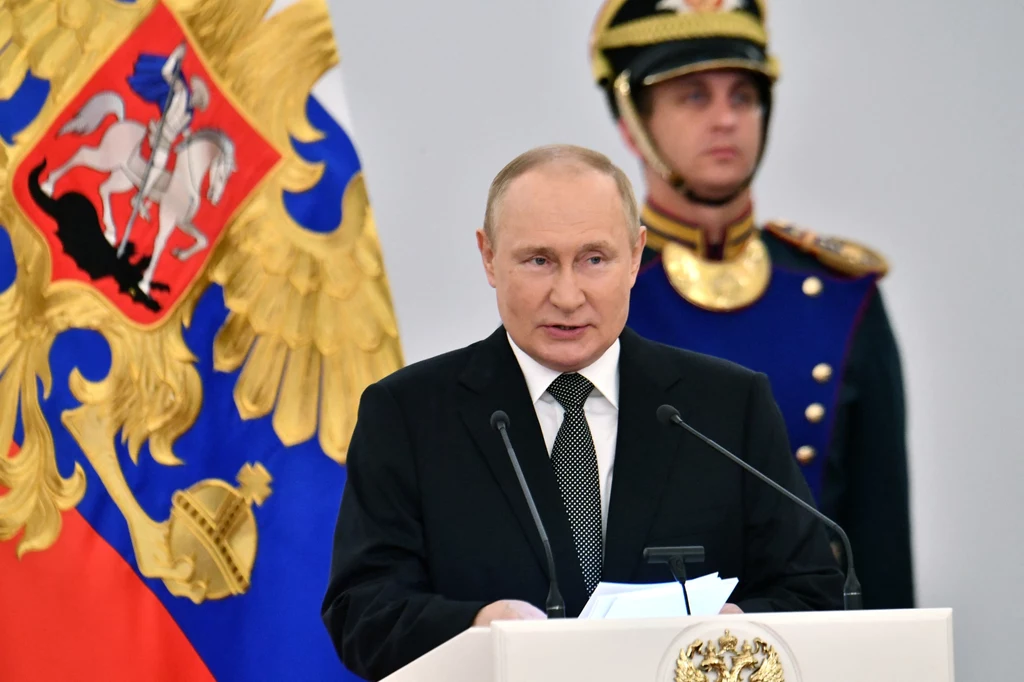 Pojawiło się nagranie z przemówienia Putina Pojawiło się nagranie z przemówienia Putina