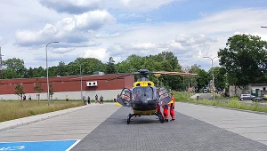 12-latek i jego ojciec zostali ranni w wypadku na terenie nieczynnej kopalni. Rannego w głowę chłopca przetransportowano śmigłowcem do szpitala