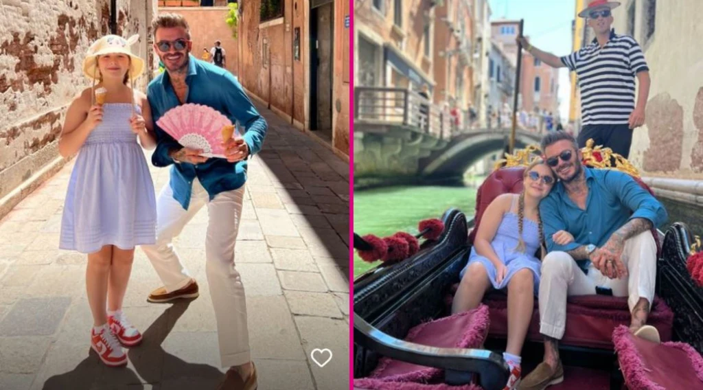David Beckham i Harper Beckham spędzili we Włoszech cudowne chwile