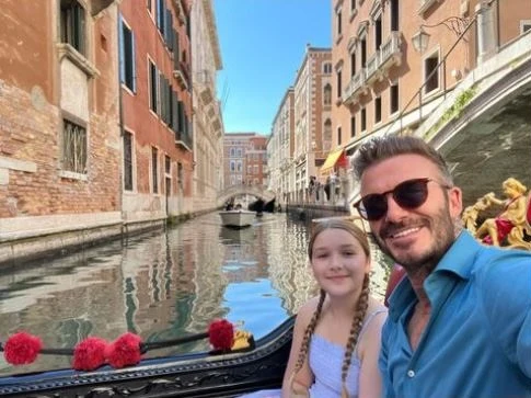 Harper Beckham i David Beckham