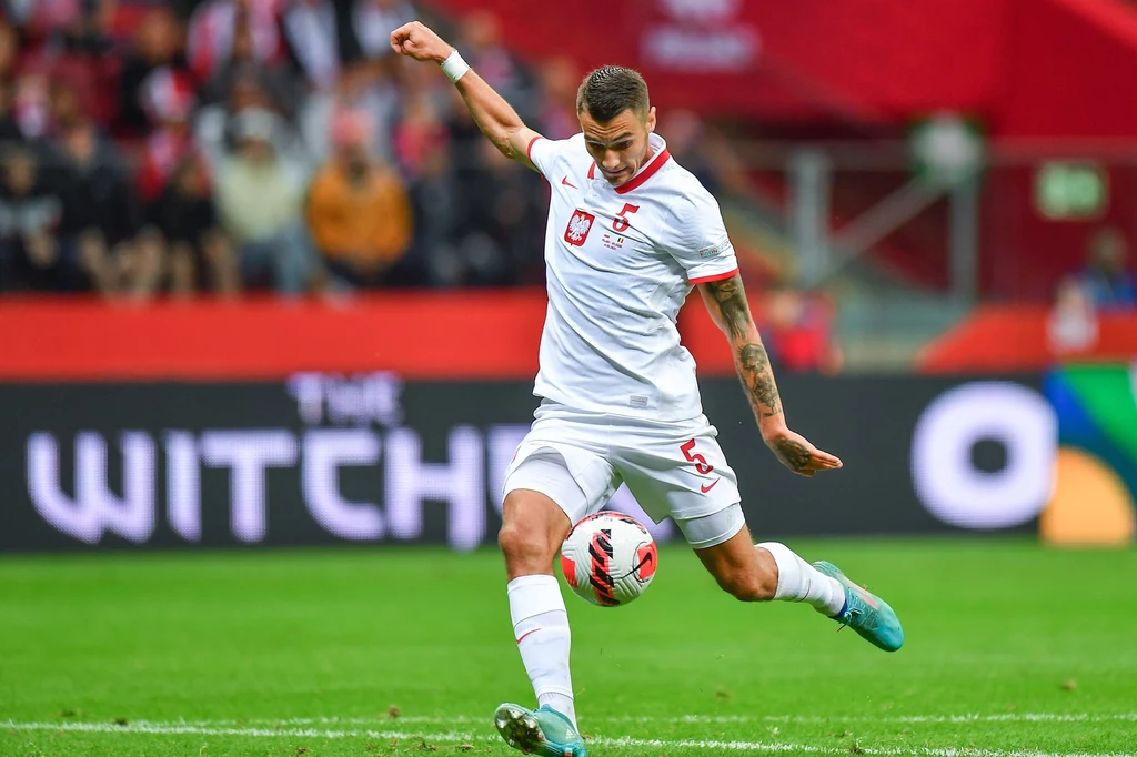 Mecz Polska - Belgia. Jakub Kiwior na PGE Narodowym Mecz Polska - Belgia. Jakub Kiwior na PGE Narodowym