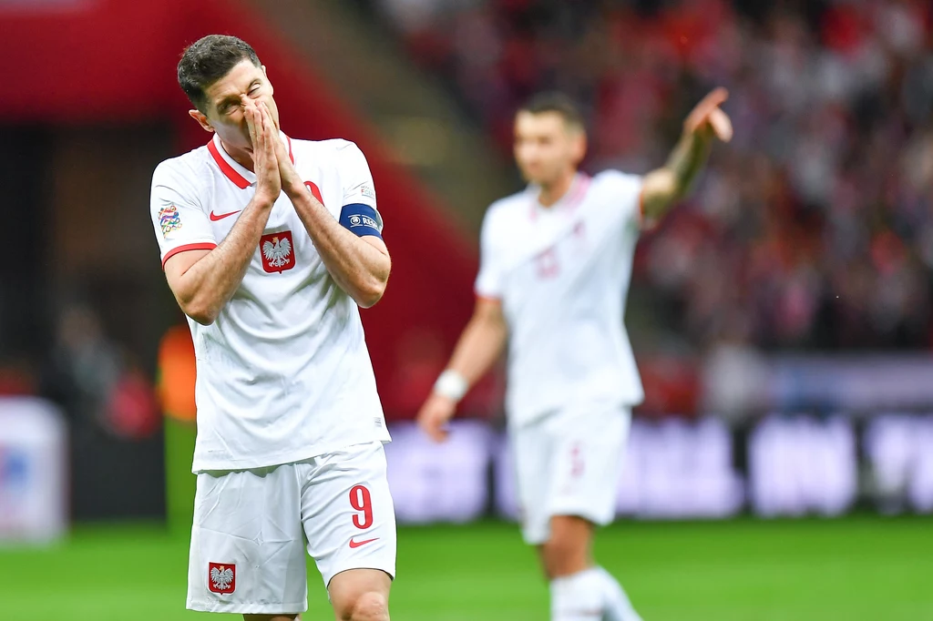Robert Lewandowski (na pierwszym planie)