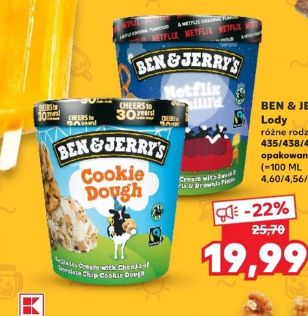 Ben & Jerry's Netflix & Chilll'd Lody 465 ml